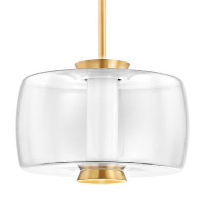 Hudson Valley Lighting Beau LED Pendant Light - Color: Brass - Size: Small 