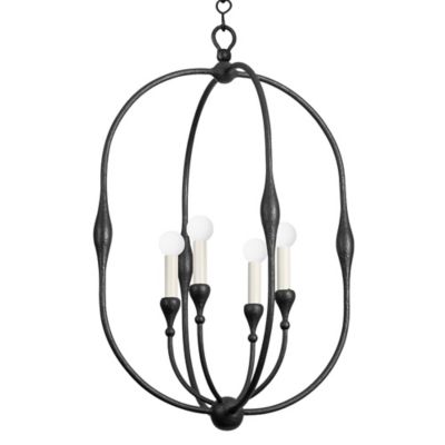 Hudson Valley Lighting Baltic Pendant Light - Color: Black - Size: Large - 