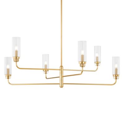 Hudson Valley Lighting Halifax Chandelier - Color: Brass - 9306-AGB