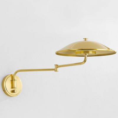 Hudson Valley Lighting Brockville LED Wall Sconce - Color: Brass - Size: 1 