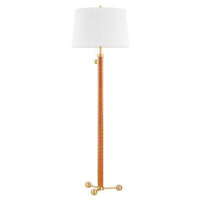 Hudson Valley Lighting Noho Floor Lamp - Color: Brown - Size: 2 light - L61