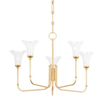 Hudson Valley Lighting Montclair Chandelier - Color: Brass - Size: Medium -