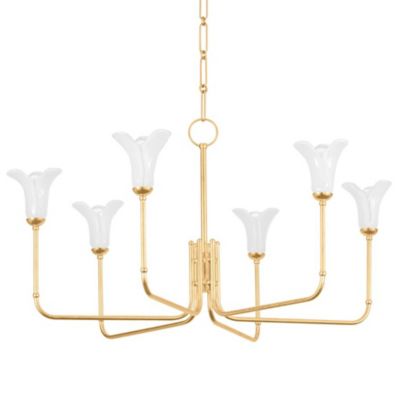 Hudson Valley Lighting Montclair Chandelier - Color: Brass - Size: Large - 