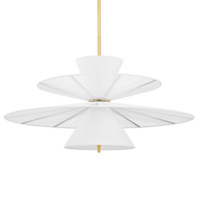 Hudson Valley Lighting Esperance Pendant Light - Color: White - Size: Large