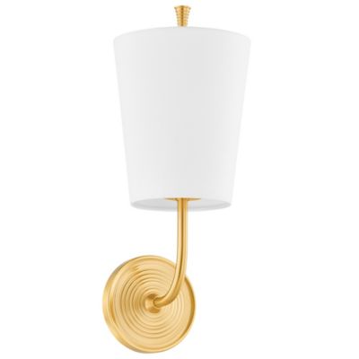 Hudson Valley Lighting Gladstone Wall Sconce - Color: Brass - Size: 1 light