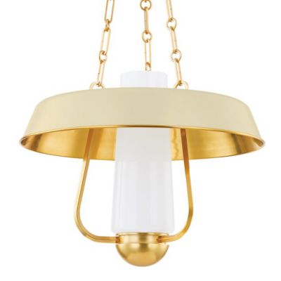 Hudson Valley Lighting Provincetown Pendant Light - Color: Gold - 5218-AGB/