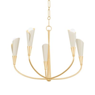 Hudson Valley Lighting Montrose Chandelier - Color: Gold - Size: Medium - 3