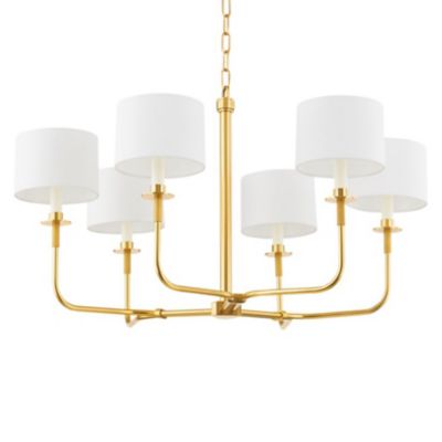 Hudson Valley Lighting Paramus Chandelier - Color: Gold - Size: Medium - 91