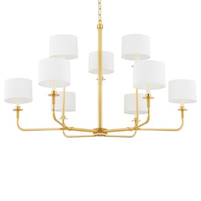 Hudson Valley Lighting Paramus Chandelier - Color: Gold - Size: Large - 914