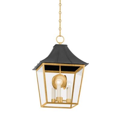 Hudson Valley Lighting Staatsburg Lantern - Color: Gold - Size: Medium - 49