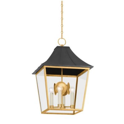 Hudson Valley Lighting Staatsburg Lantern - Color: Gold - Size: Large - 490