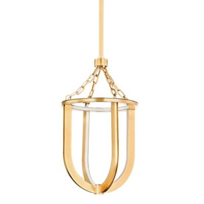 Hudson Valley Lighting Tournu LED Pendant Light - Color: Brass - Size: Smal