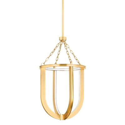 Hudson Valley Lighting Tournu LED Pendant Light - Color: Brass - Size: Larg