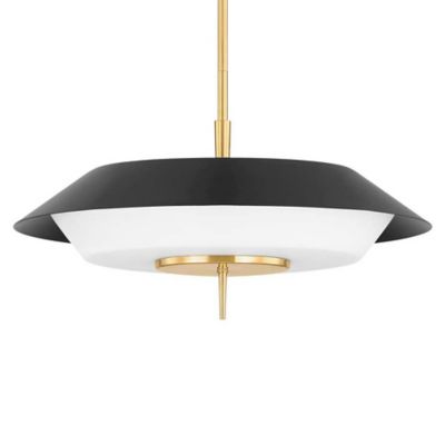 Hudson Valley Lighting Westport Pendant Light - Color: Brass - Size: 1 ligh