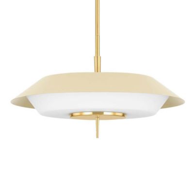 Hudson Valley Lighting Westport Pendant Light - Color: Brass - Size: 1 ligh