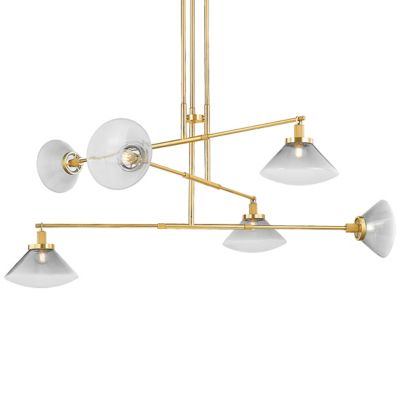 Hudson Valley Lighting Mendon Chandelier - Color: Brass - Size: 1 light - 1