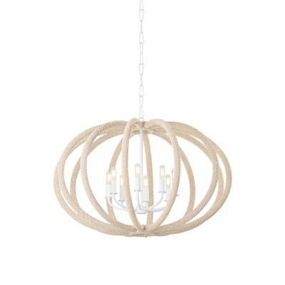 Hudson Valley Lighting Lewiston Chandelier - Color: White - Size: Medium - 