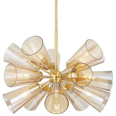 Hudson Valley Lighting Hartwood Chandelier - Color: Brass - Size: 32 - 2