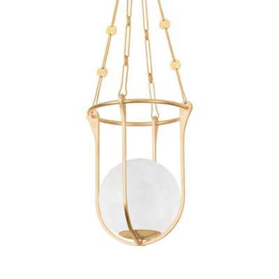 Hudson Valley Lighting Verbank Pendant Light - Color: Gold - Size: Small - 