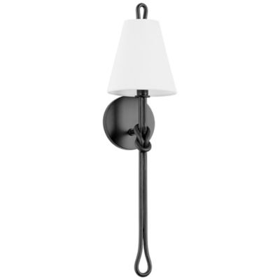 Hudson Valley Lighting Alburgh Wall Sconce - Color: Black - Size: 1 light -