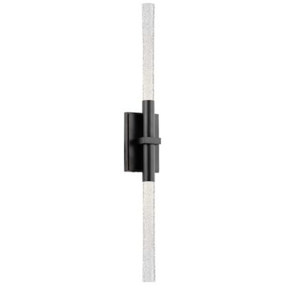 Hudson Valley Lighting Millerton LED Wall Sconce - Color: Black - Size: 2 l