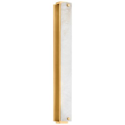 Hudson Valley Lighting Edgemere LED Wall Sconce - Color: Brass - Size: 1 li