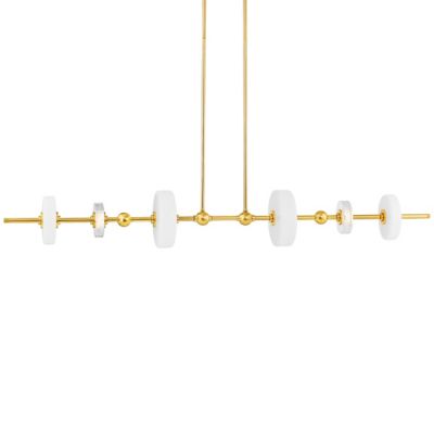 Hudson Valley Lighting Maynard LED Linear Chandelier - Color: Brass - Size: