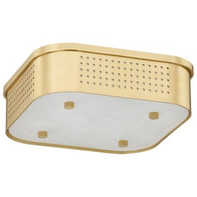 Hudson Valley Lighting Madison LED Flushmount Light - Color: Brass - Size: 