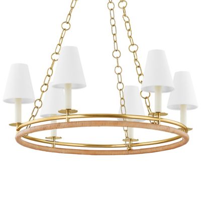 Hudson Valley Lighting Swanton Chandelier - Color: Brass - Size: Small - 44