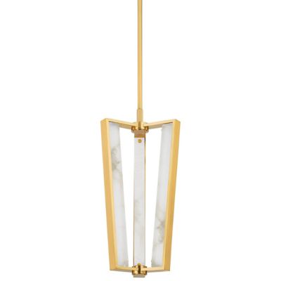 Hudson Valley Lighting Edgemere LED Pendant Light - Color: Brass - Size: Sm