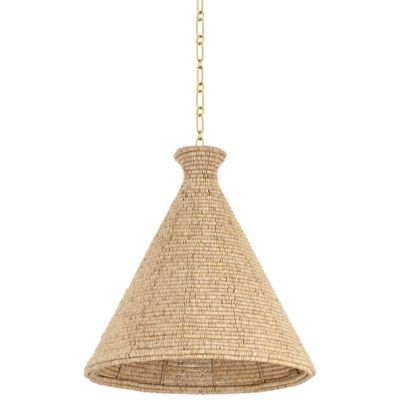 Hudson Valley Lighting Tallman Pendant Light - Color: Brown - Size: 1 light