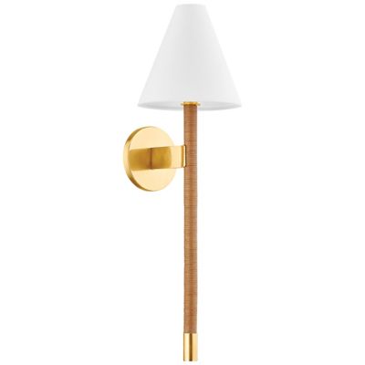 Hudson Valley Lighting Watkins Wall Sconce - Color: Brass - Size: 1 light -