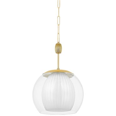 Hudson Valley Lighting Clementon Pendant Light - Color: Clear - Size: 17