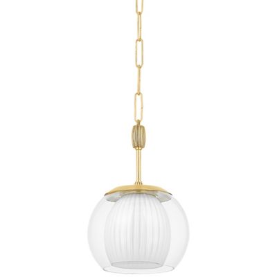 Hudson Valley Lighting Clementon Pendant Light - Color: Clear - Size: 11