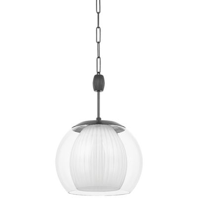 Hudson Valley Lighting Clementon Pendant Light - Color: Clear - Size: 17