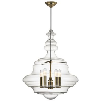 Hudson Valley Lighting Washington Pendant Light - Color: Clear - Size: Larg