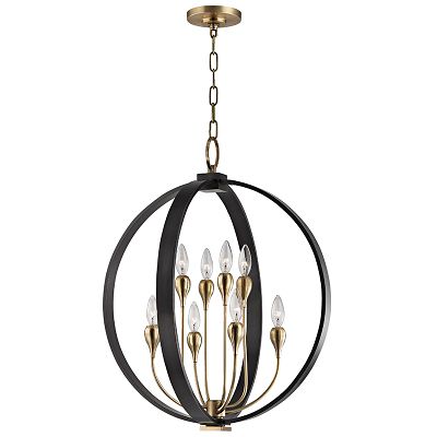 Hudson Valley Lighting Dresden Chandelier - Color: Bronze - Size: Medium - 