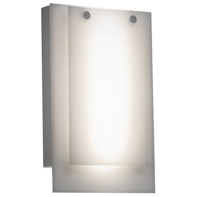 Huxe Dozza Acrylic LED Wall Sconce - Color: Silver - Size: 1 light