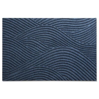 Heymat Sjo Outdoor Doormat - Color: Blue - Size: 2 Ft x 2 Ft. 11 In. - 6201