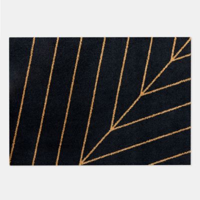 Heymat Eine Doormat - Color: Black - Size: 2 Ft. x 2 Ft. 10 In - 50570