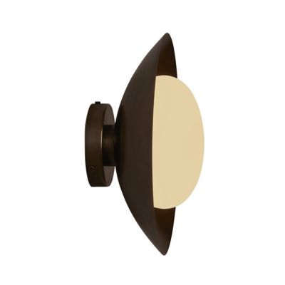 In Common With Brass Arundel Mushroom Wall / Flushmount Light - Size: 1 lig