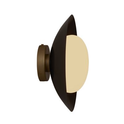 In Common With Brass Arundel Mushroom Wall / Flushmount Light - Size: 1 lig