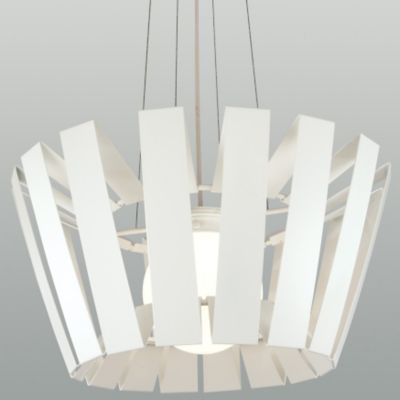 ILEX Space Array Pendant Light - Color: White - Size: Small - SPAS-AC-SO-MW