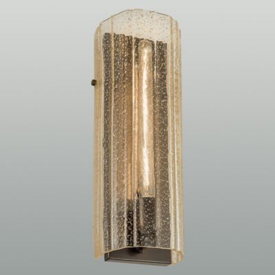 ILEX Libro Glass Wall Sconce - Color: Amber - Size: 1 light - LIBS-WM-AG-AB