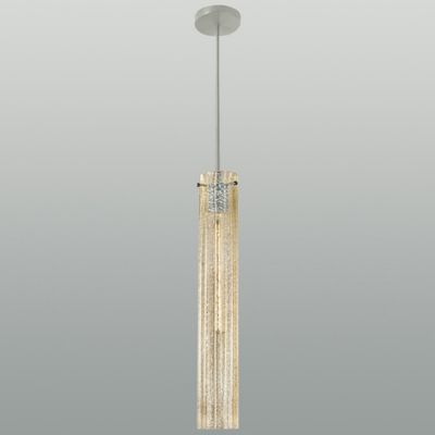 ILEX Libro Glass Mini Pendant Light Fixed Height - Color: Amber - Size: 1 l