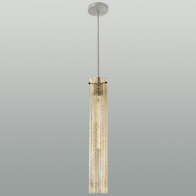 ILEX Libro Glass Mini Pendant Light with Cord - Color: Amber - Size: 1 ligh