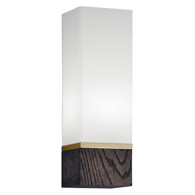 ILEX Cube Wide Wall Sconce - Color: Black - Size: 1 light - CUBW-WM-AC-PBEB