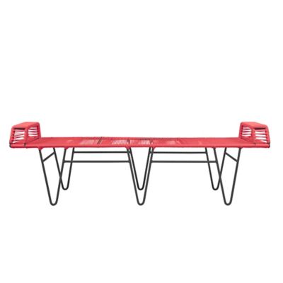 INN2077862 Innit Designs Pelopin Bench - Color: Red - i26-01- sku INN2077862