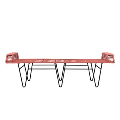 INN2077884 Innit Designs Pelopin Bench - Color: Red - i26-01- sku INN2077884