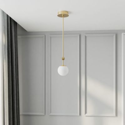 Intueri Light Pure P-1 Mini Pendant - Color: White - Size: 1 light - p1-4LU